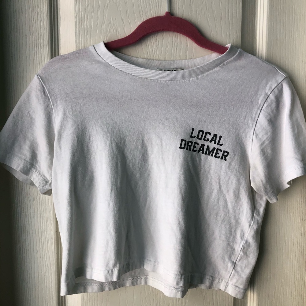 Cropped forever 21 t shirt